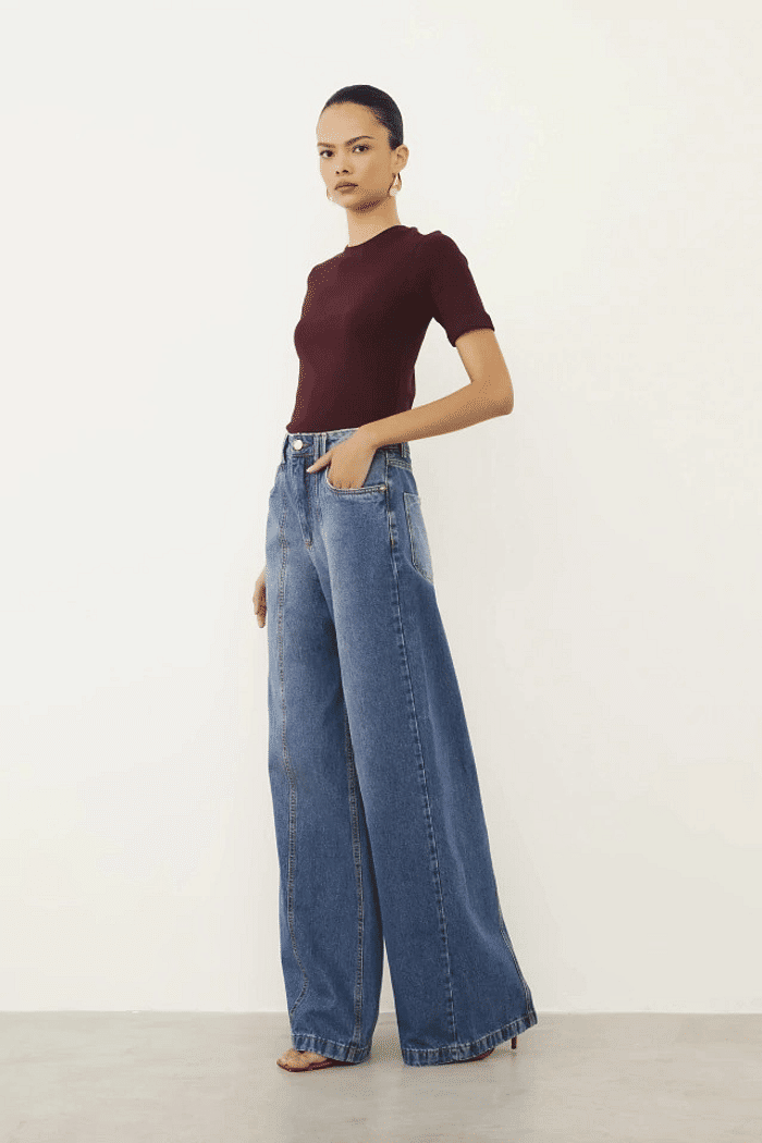 BLUSA THALLY VINHO ESCURO