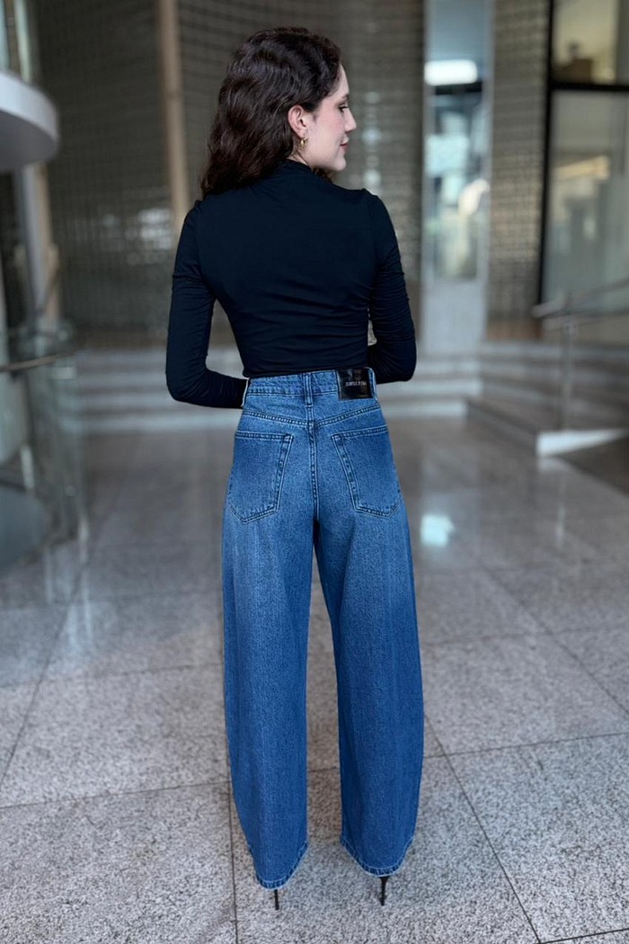 CALÇA JEANS BAGGY BERLIM JOHN JOHN