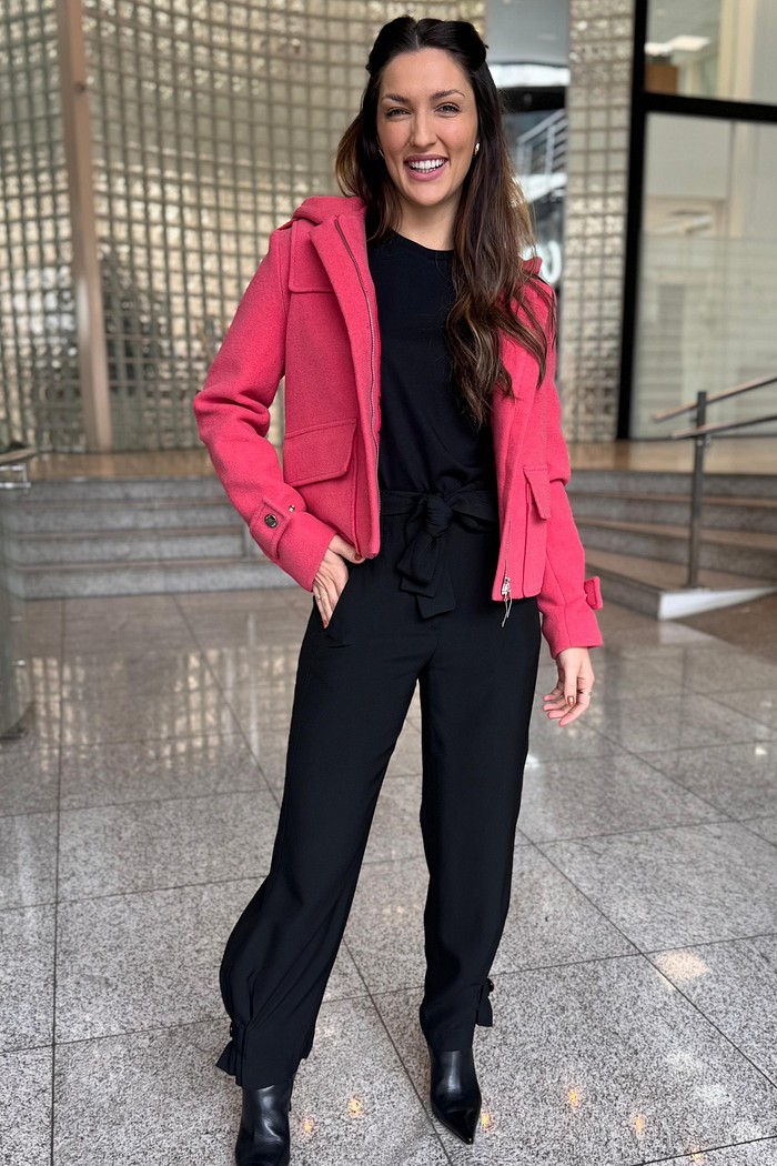 CALCA COM MARTINGALE PRETO ANIMALE