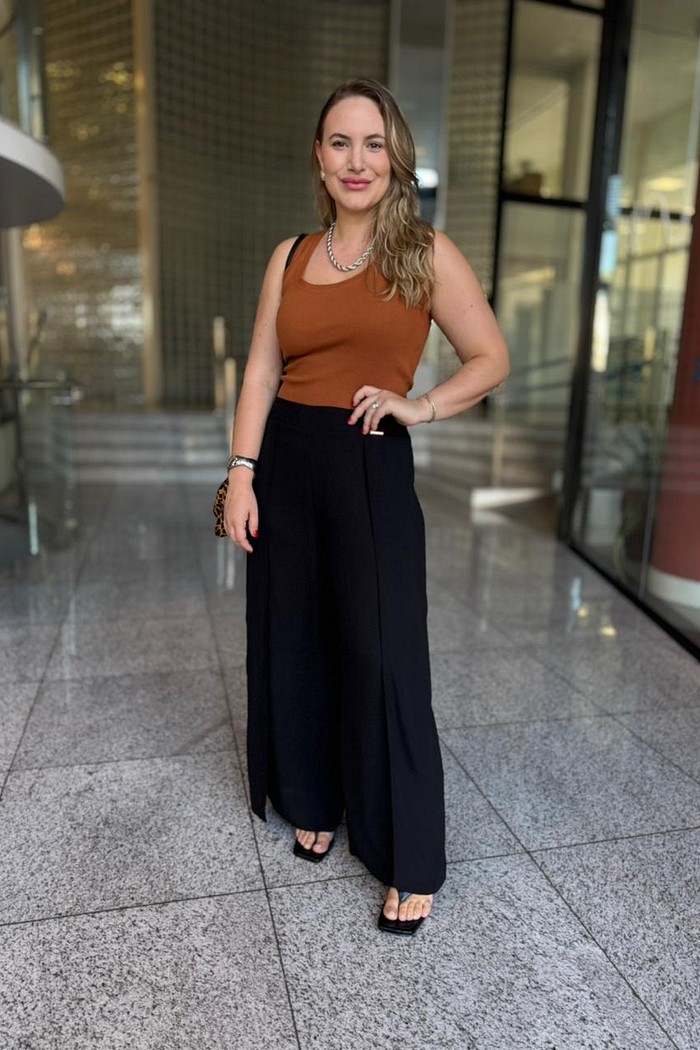 CALCA PANTALONA COS ALTO ZIPER LATERAL - LI-AZUL CLARO / [MAR] 108071