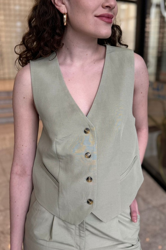 COLETE BASICO  VERDE ALECRIM MY PLACE