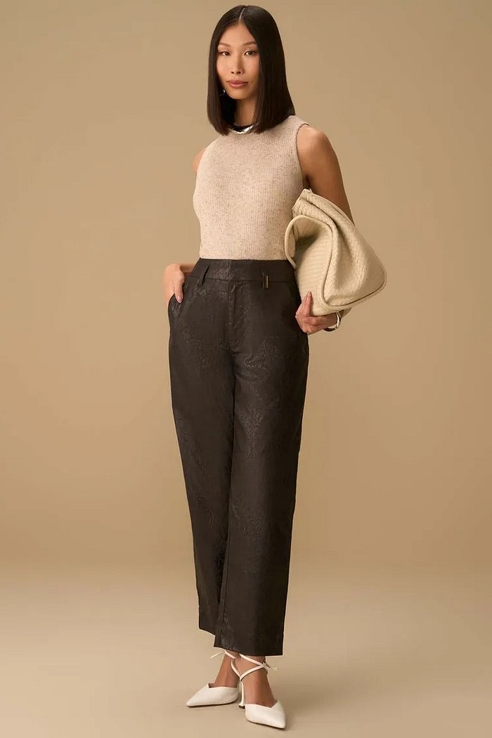 CALCA RETA ALTA  PRETA MARIA VALENTINA