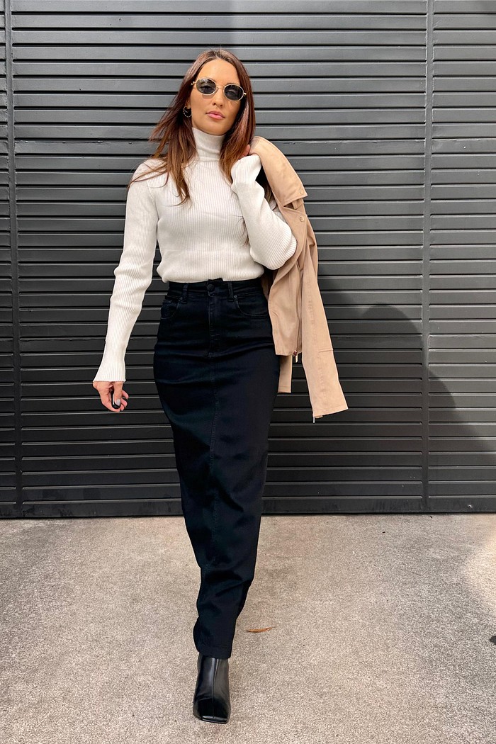 SAIA JEANS SUPER MIDI LANÇA PERFUME