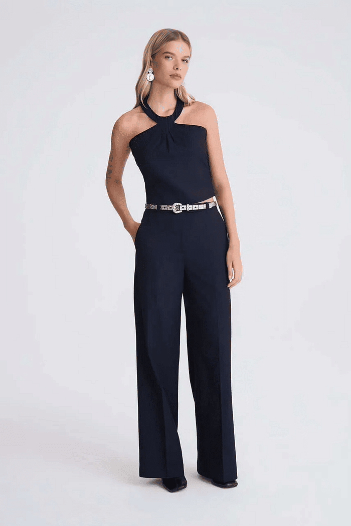 CALCA RETA MARINA AZUL NAVY NV