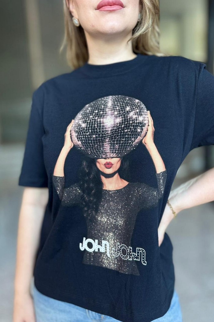 CAMISETA AMPLA PARTY GIRL JOHN JOHN