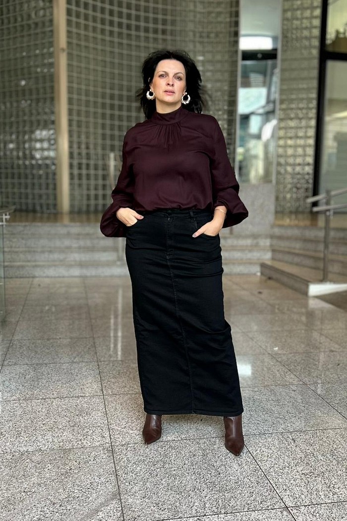 SAIA JEANS SUPER MIDI LANÇA PERFUME