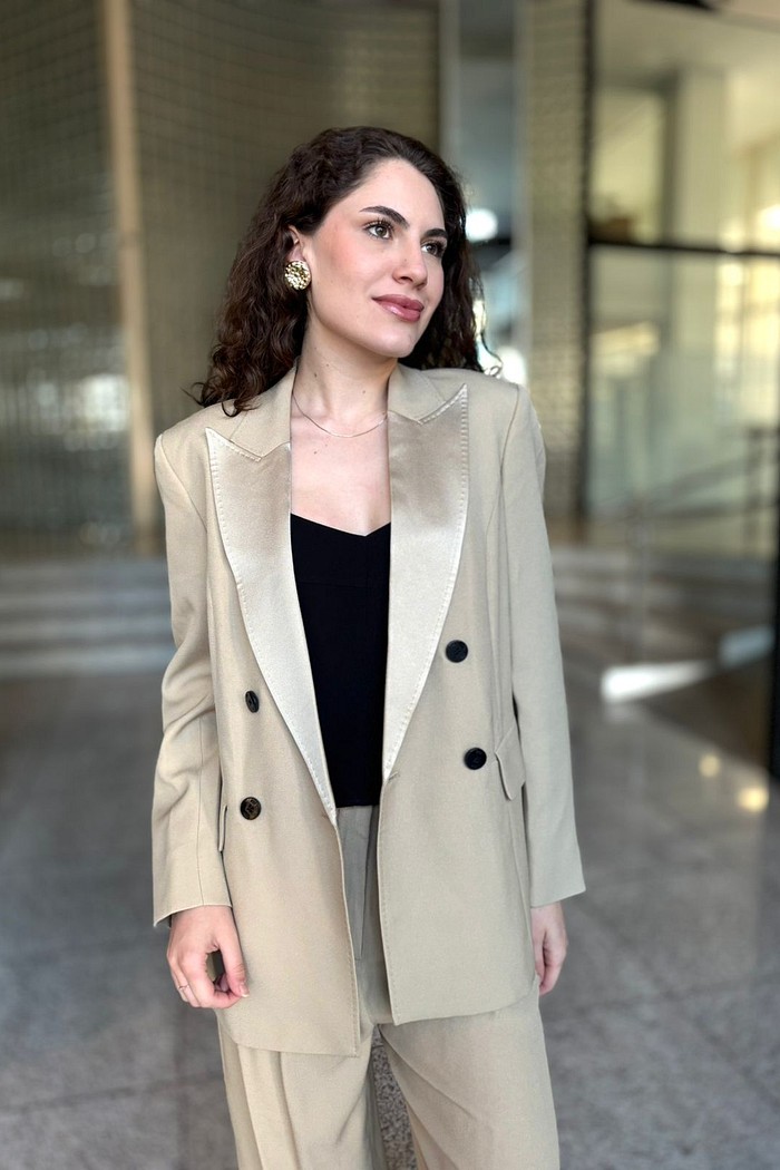 BLAZER PAOLA   BEGE FIELD NV