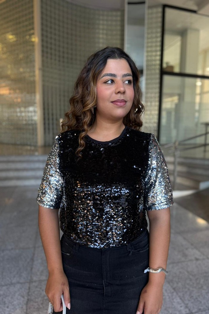 T-SHIRT CROPPED GLAM LANÇA PERFUME