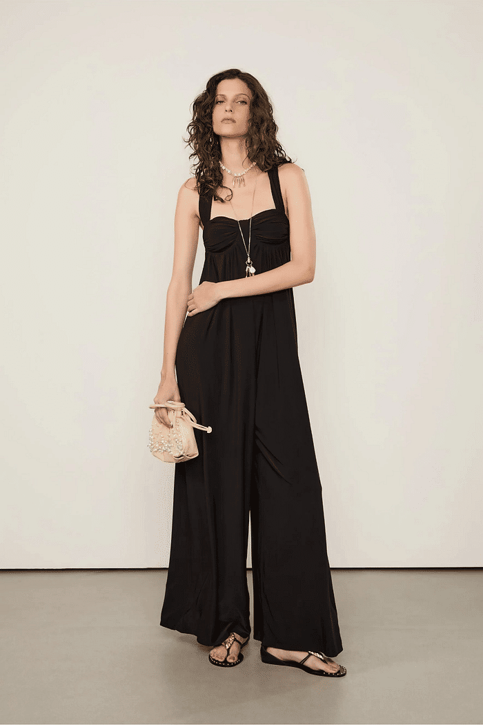 MACACAO AMPLO BOJO JERSEY PRETO ANIMALE