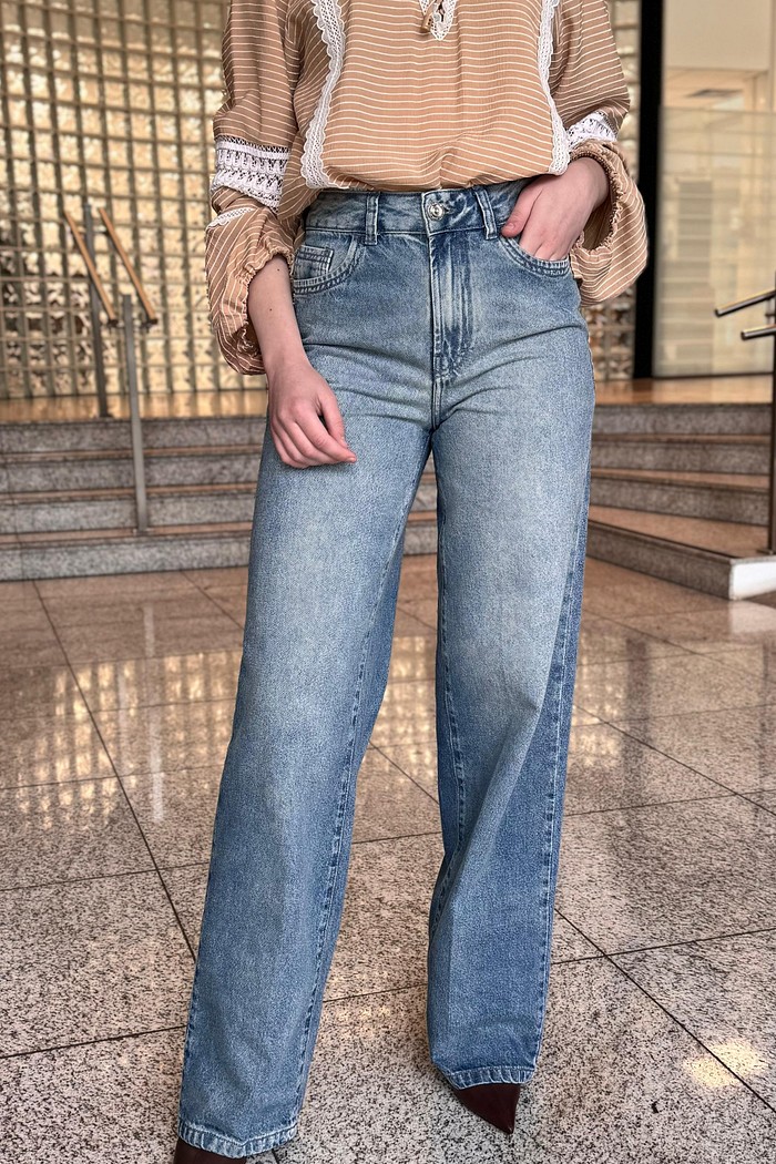 CALCA JEANS RELAXED HOLANDA JOHN JOHN