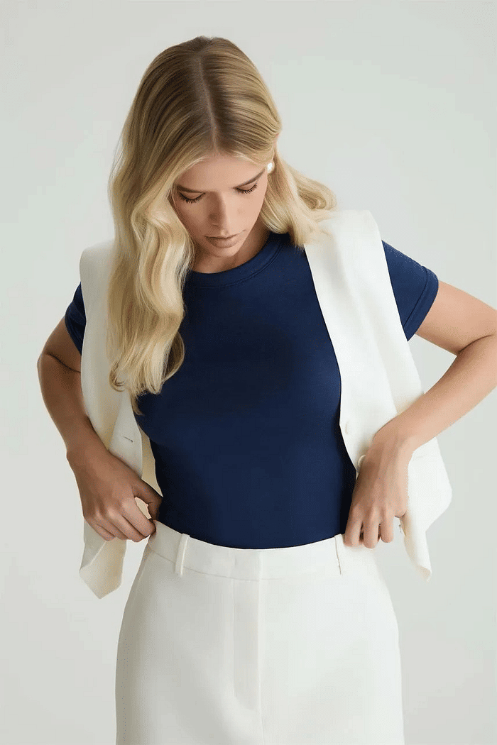 TSHIRT VALENTINA  AZUL RETRO NV