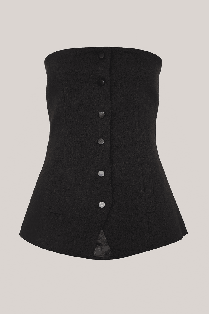 BLUSA RIVET PRETO JOHN JOHN