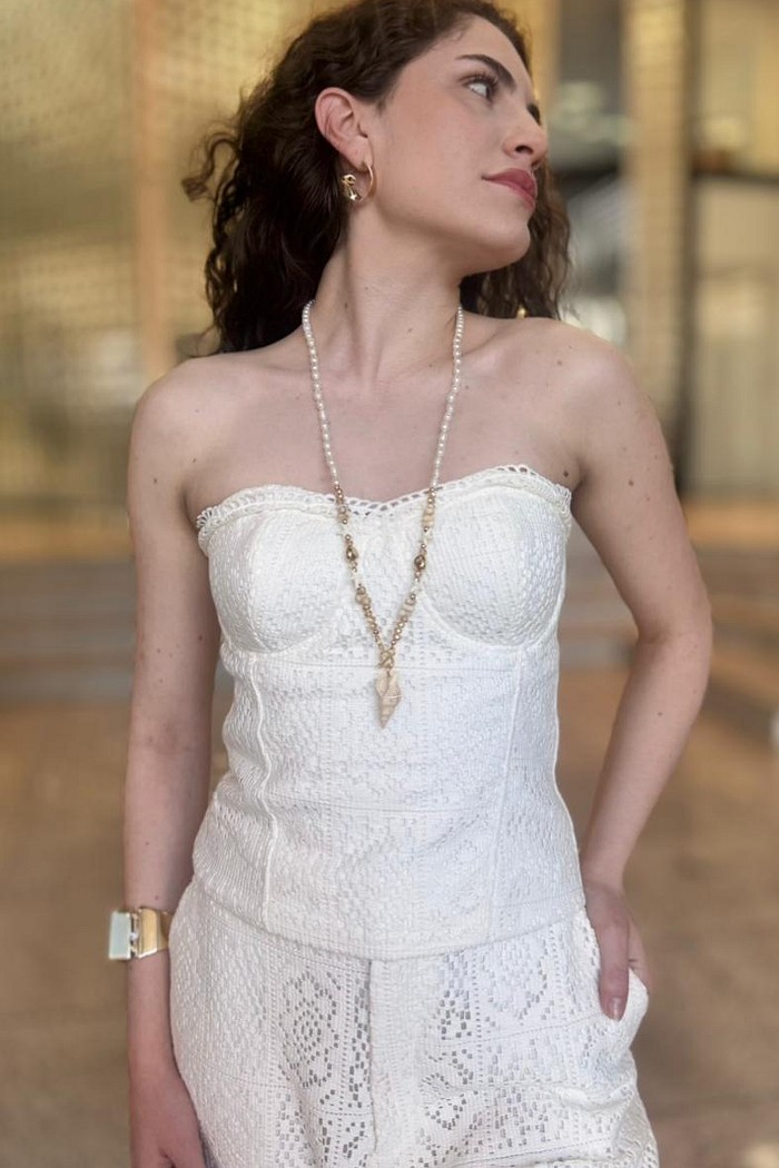 BLUSA CORSET TOMARA QUE CAIA LANÇA PERFUME