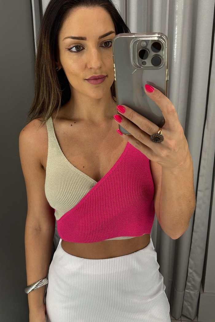 TOP TRICOT BICOLOR MY PLACE