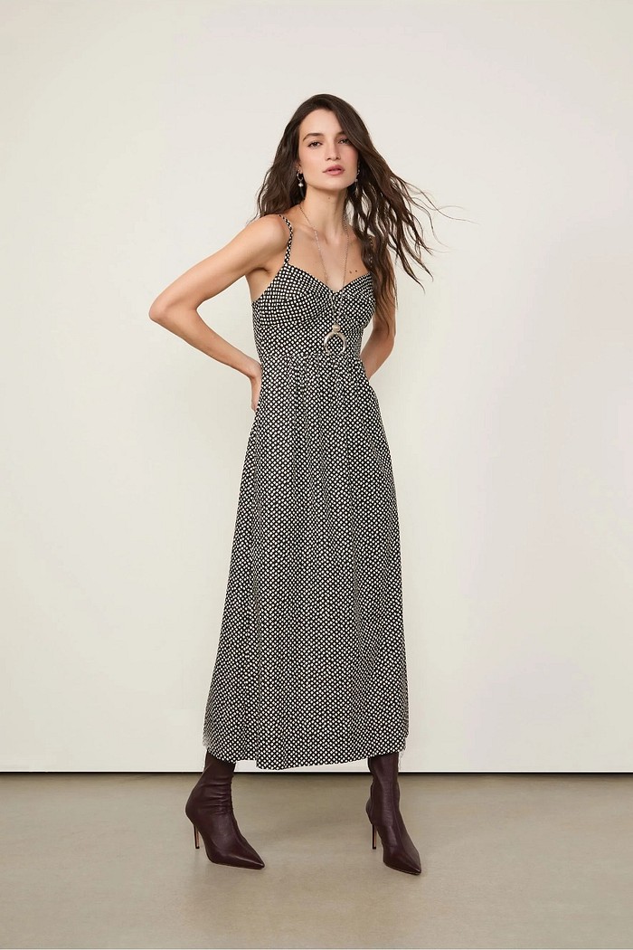 VESTIDO MIDI ESTAMPADO ANIMALE