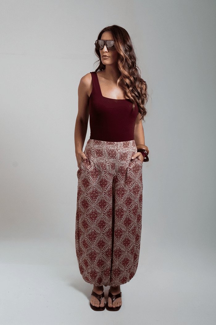 CALCA GIULIA  ESTAMPA SUMMER ESCAPE NV