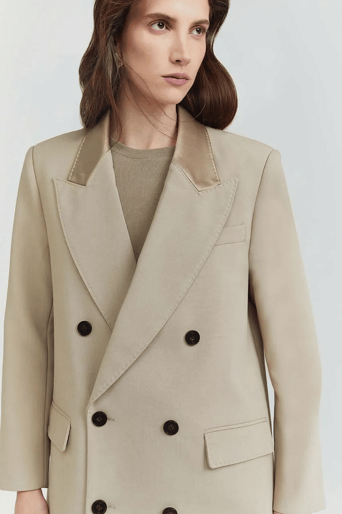 CASACO MIA  BEGE DUST NV