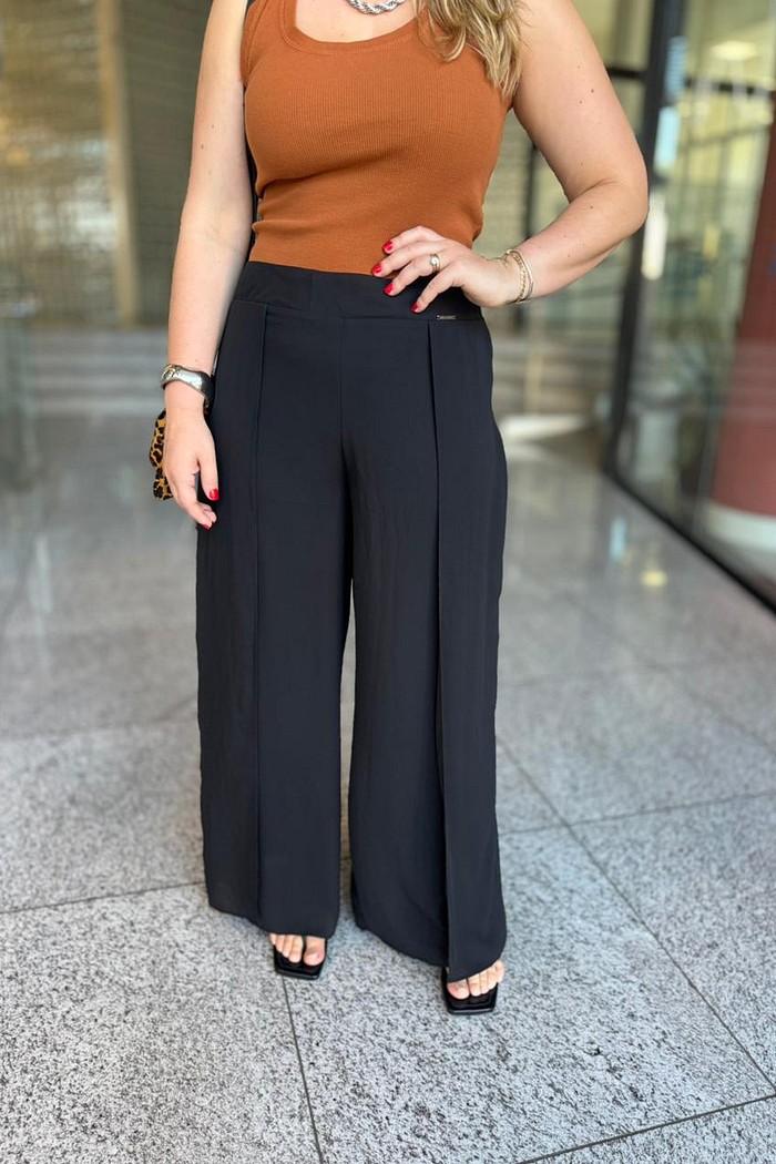 CALCA PANTALONA COS ALTO ZIPER LATERAL - LI-AZUL CLARO / [MAR] 108071