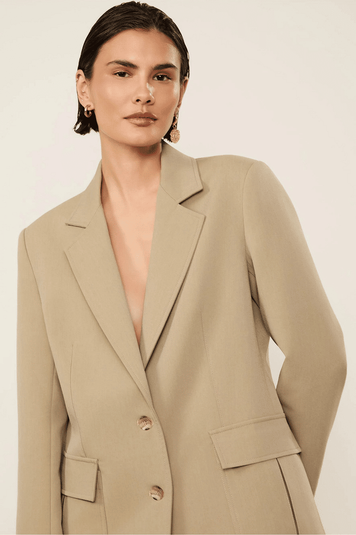 BLAZER BOLSOS KAKI ANIMALE