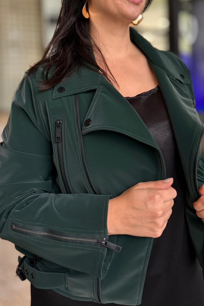 JAQUETA DAFNE VERDE MILITAR JOHN JOHN