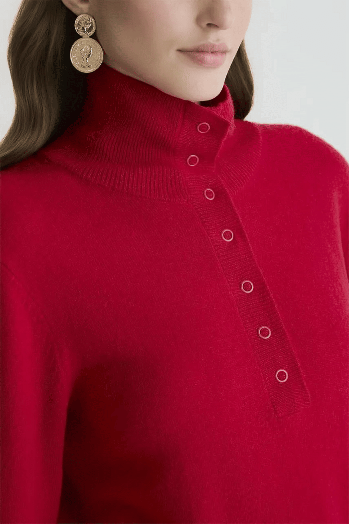 BLUSA TRICOT ZOE VERMELHO SALSA NV