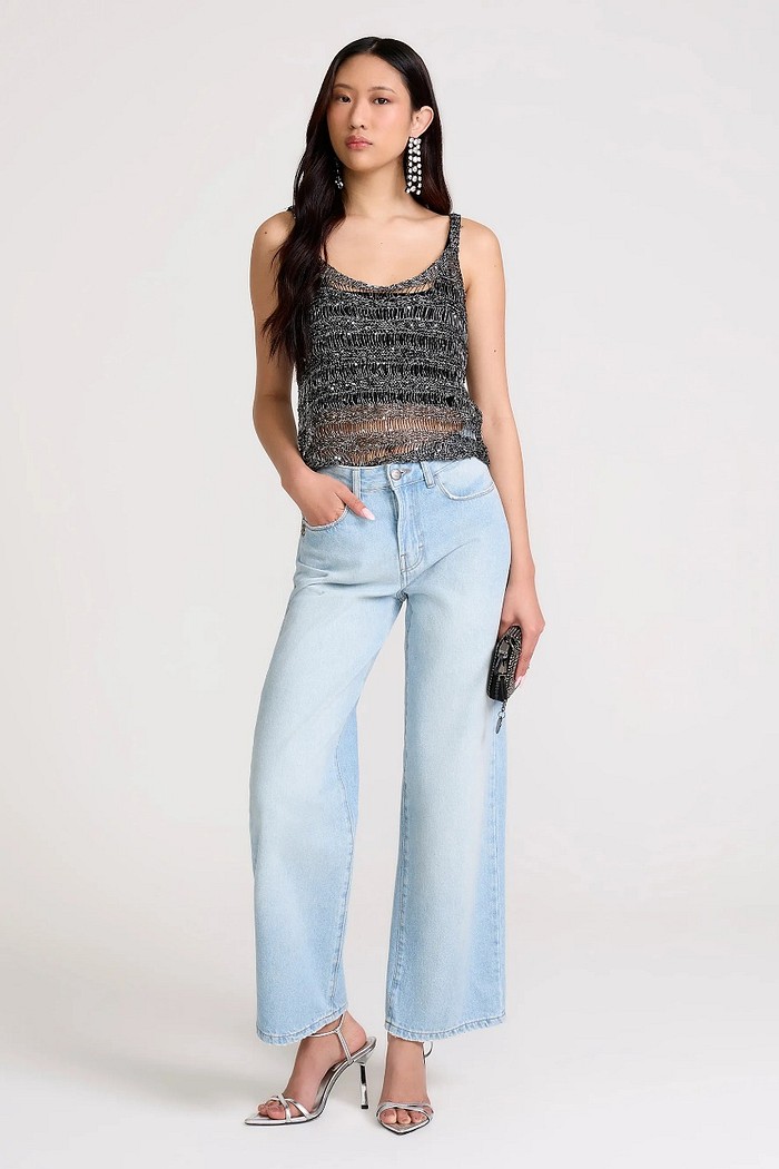 CALÇA JEANS OVERSIZED MIAMI JOHN JOHN