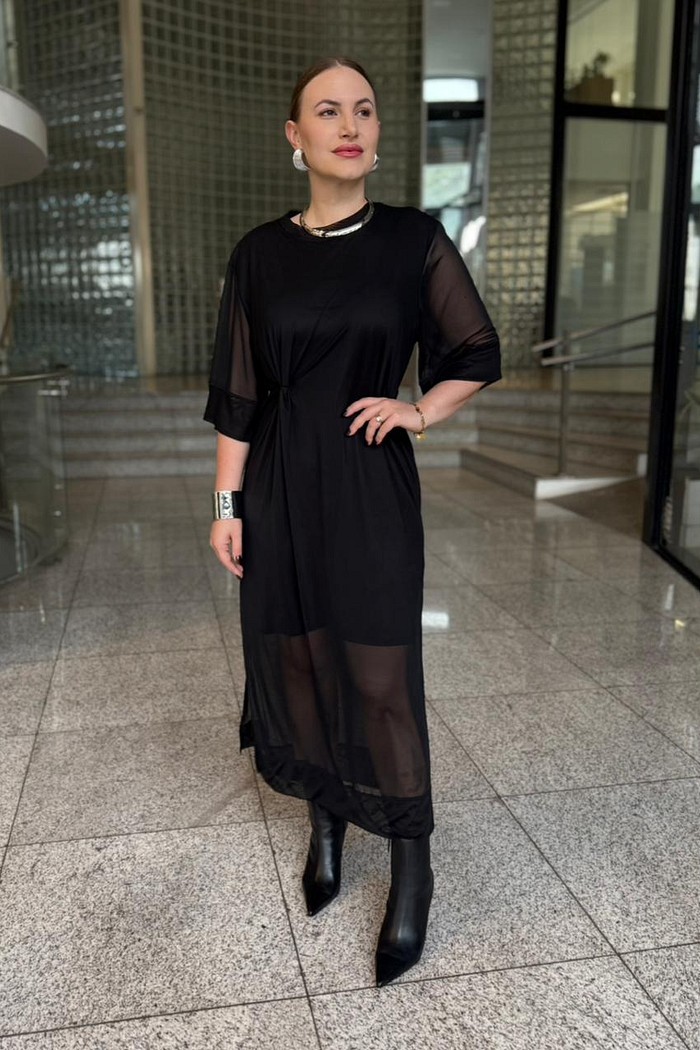 VESTIDO GIO PRETO JOHN JOHN