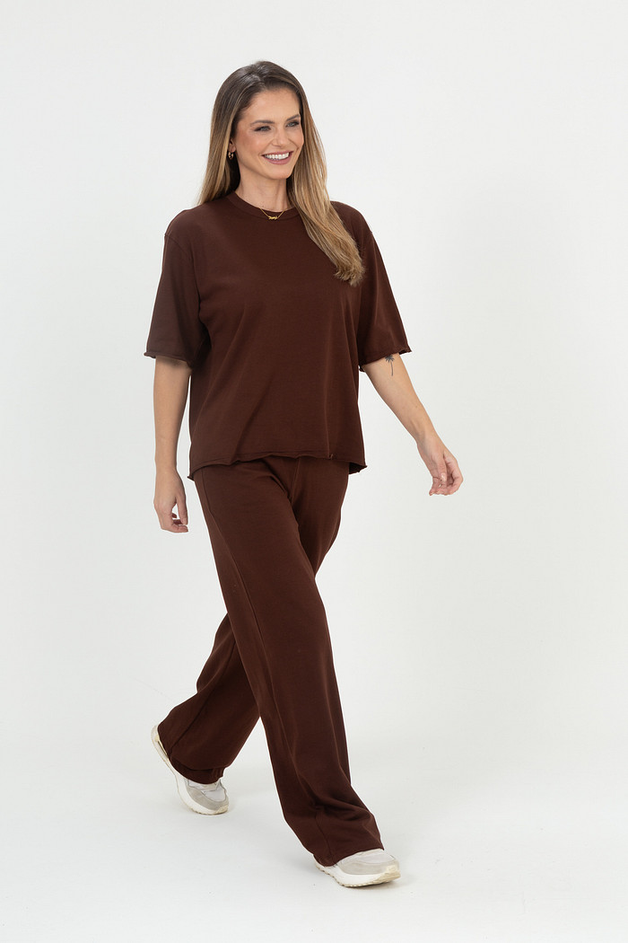 Conjunto T-shirt em Malha Comfort