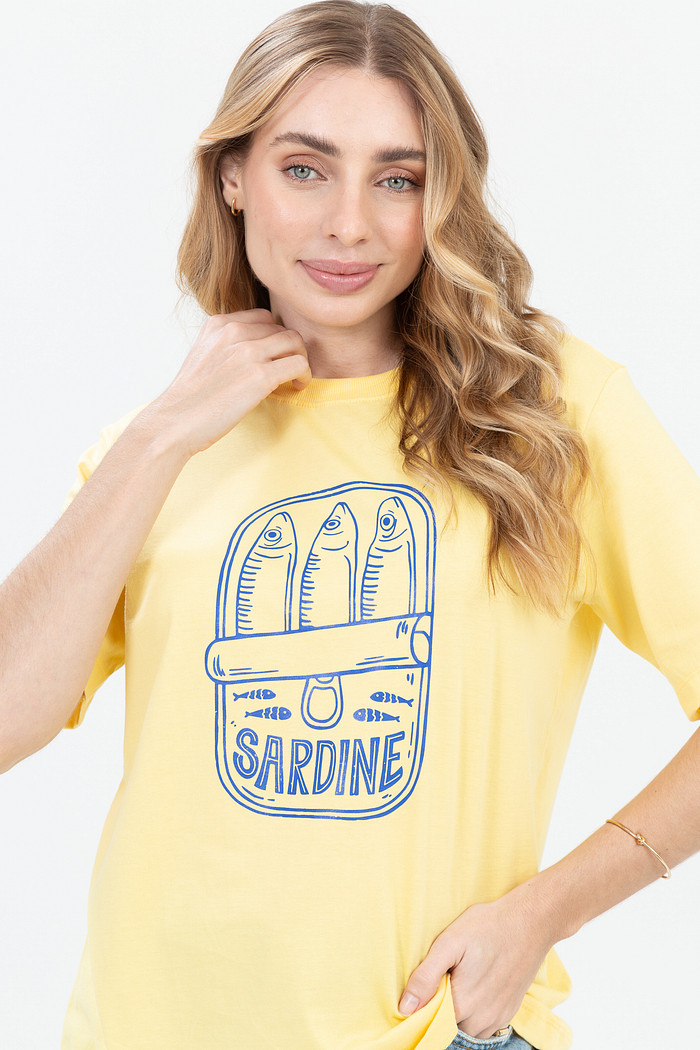 T-shirt Estampada Sardine