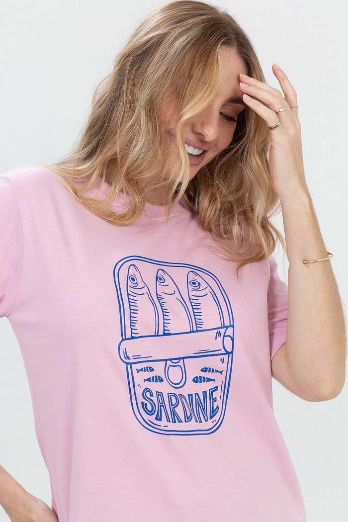 T-shirt Estampada Sardine