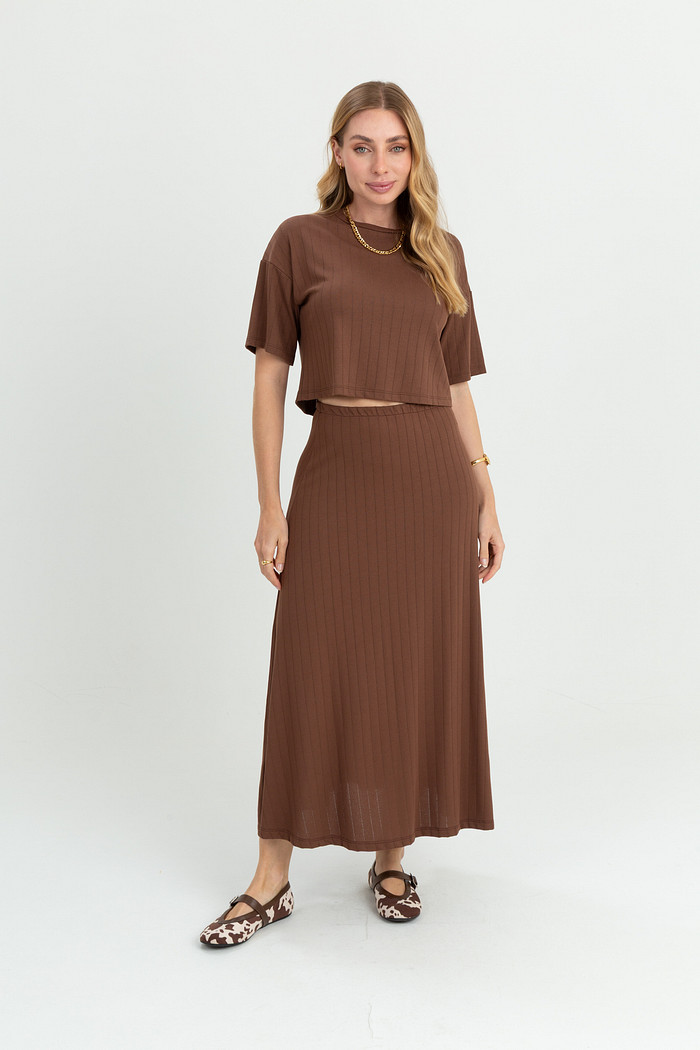 Cropped em Malha Trabalhada