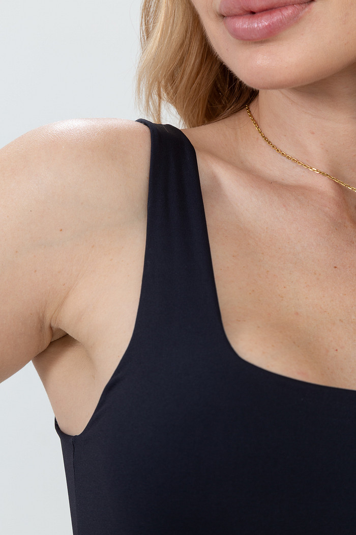 Regata Feminina Poliamida Decote Quadrado