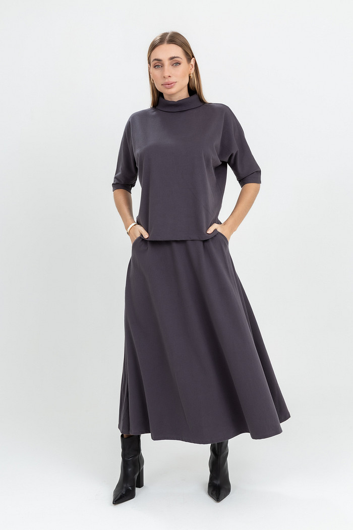 Saia Godê com Elástico na Cintura