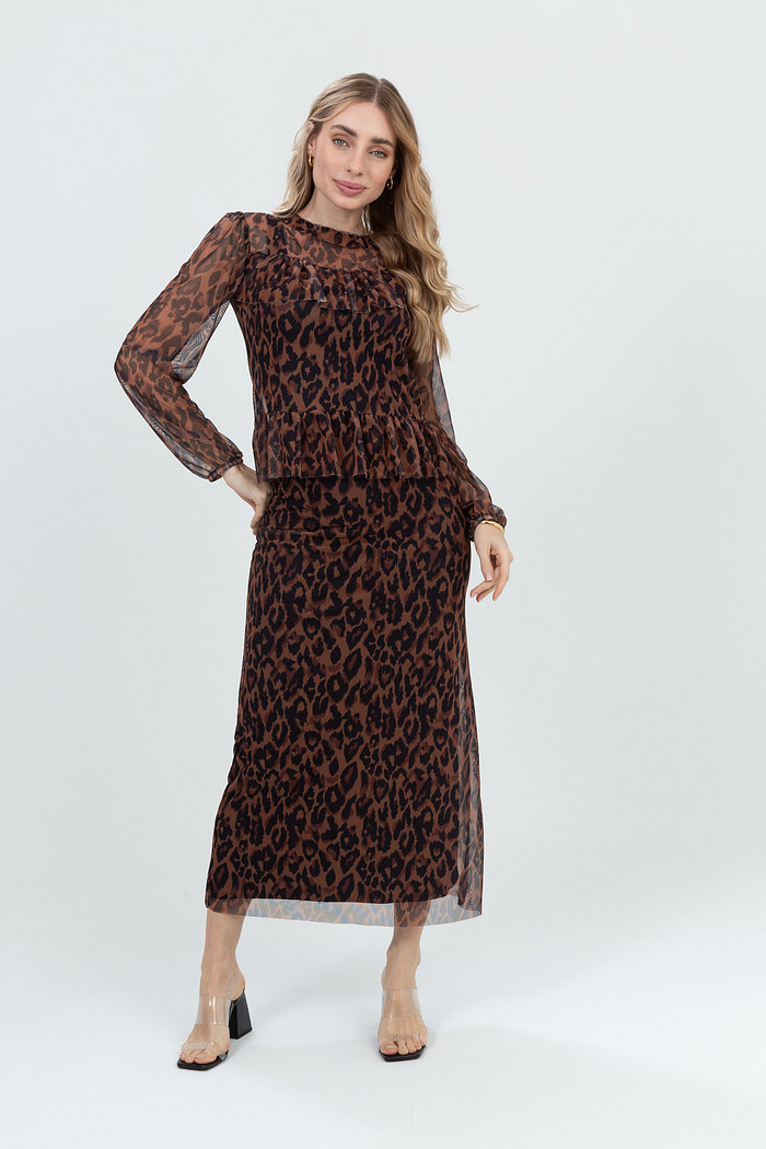 Saia Midi Clássica Tule