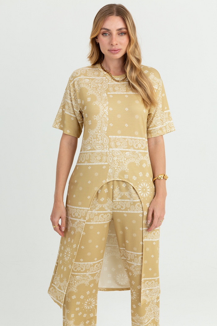 Conjunto Calça Aladin e Tunica