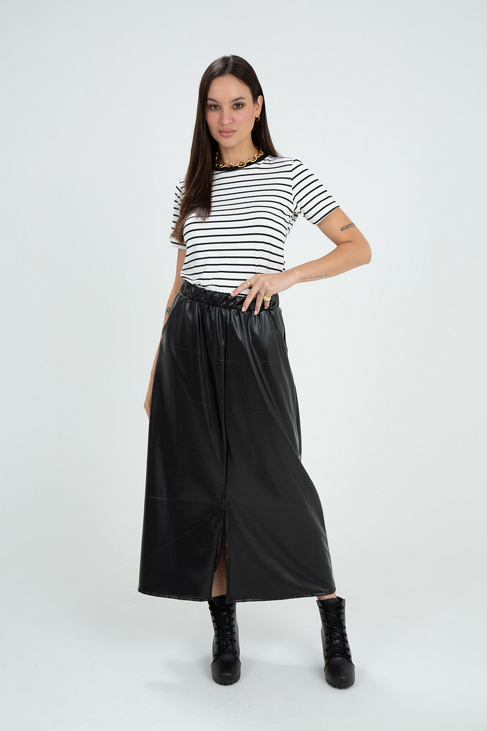 Saia Midi em Corino Pu