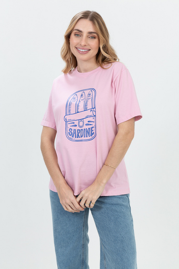 T-shirt Estampada Sardine