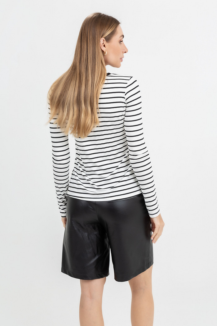 Blusa Manga Longa Listras