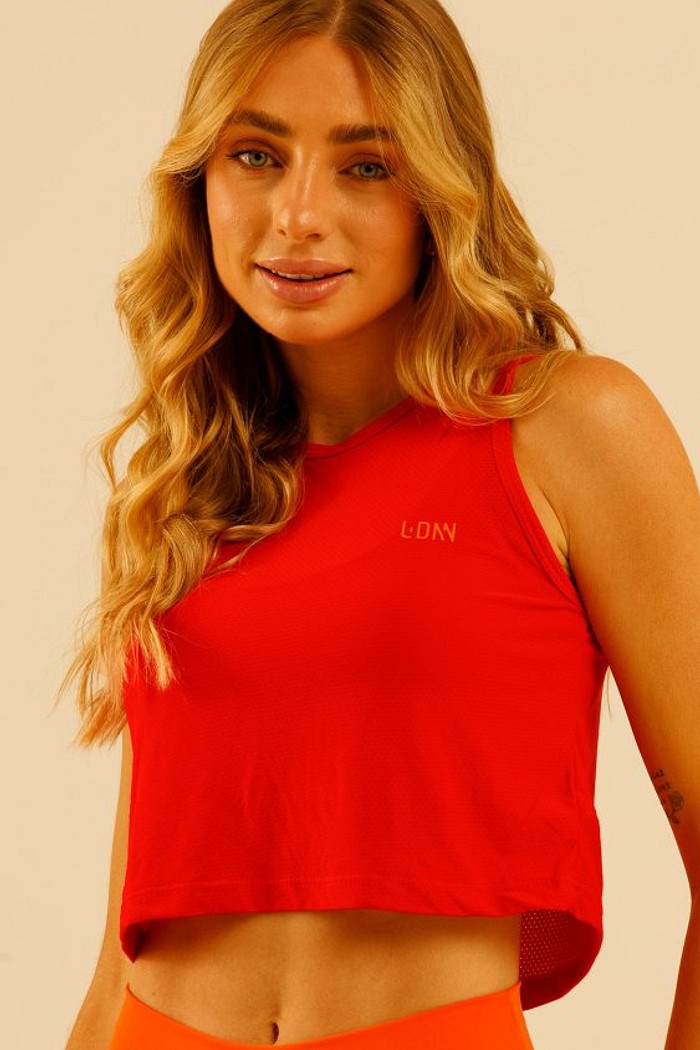 Cropped Dryfit Vermelho