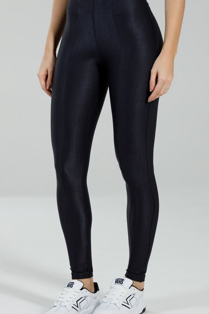Legging Canelado Preto