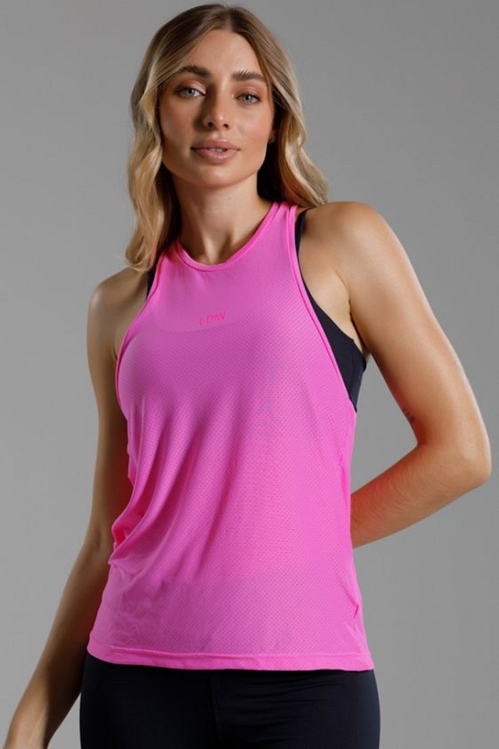 Regata Alongada Dryfit Rosa Chiclete