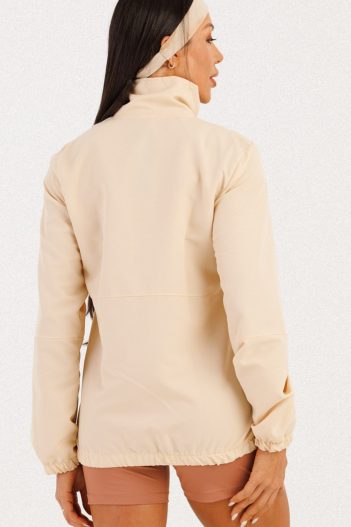 Jaqueta Corta Vento Bege