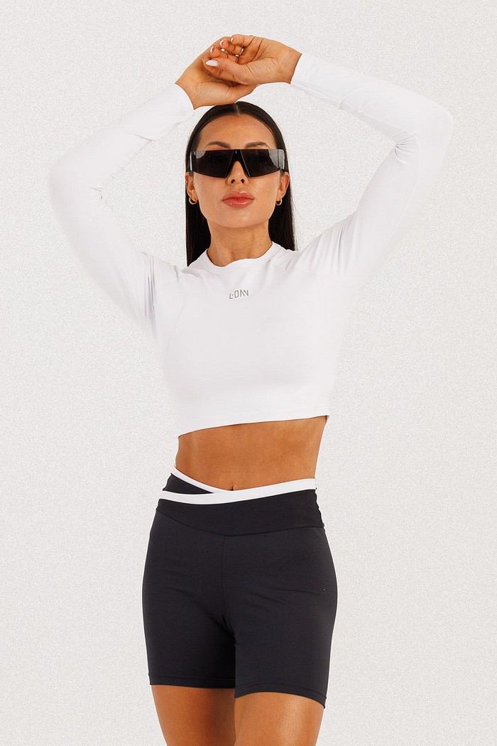 Shorts Ane Preto e Branco