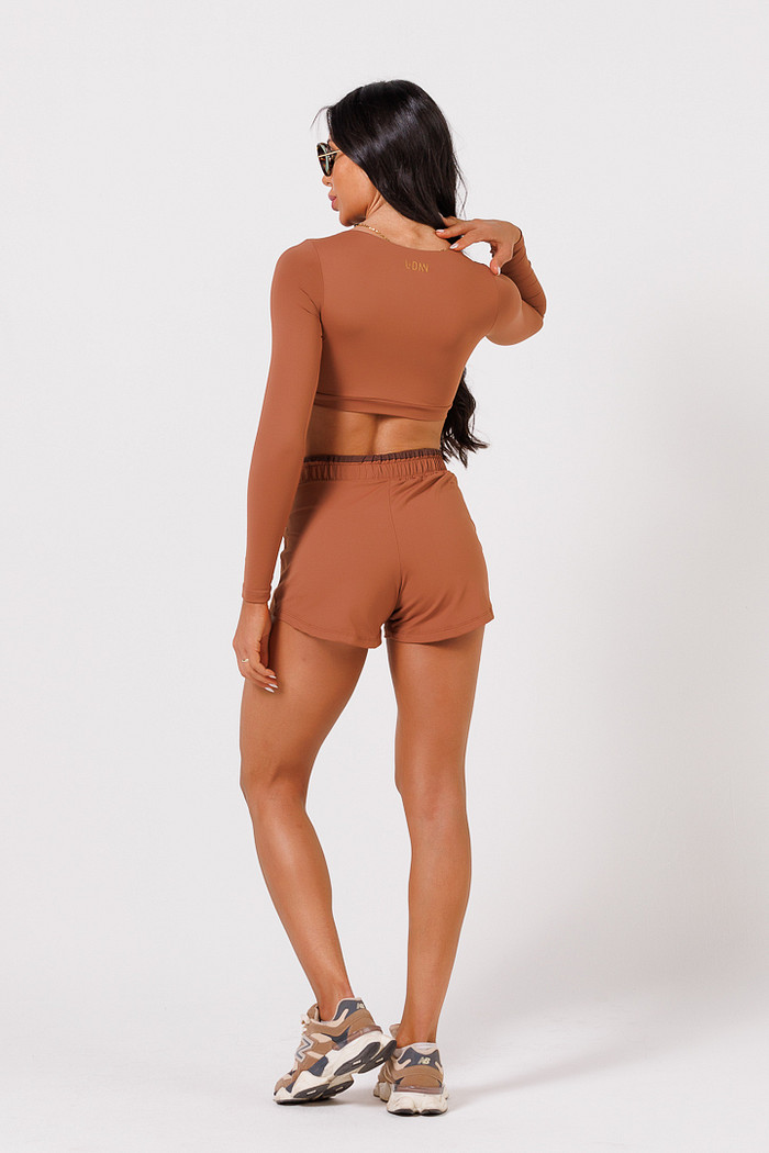 Top Bela Manga Longa Bronze (PRÉ VENDA - 05/05)