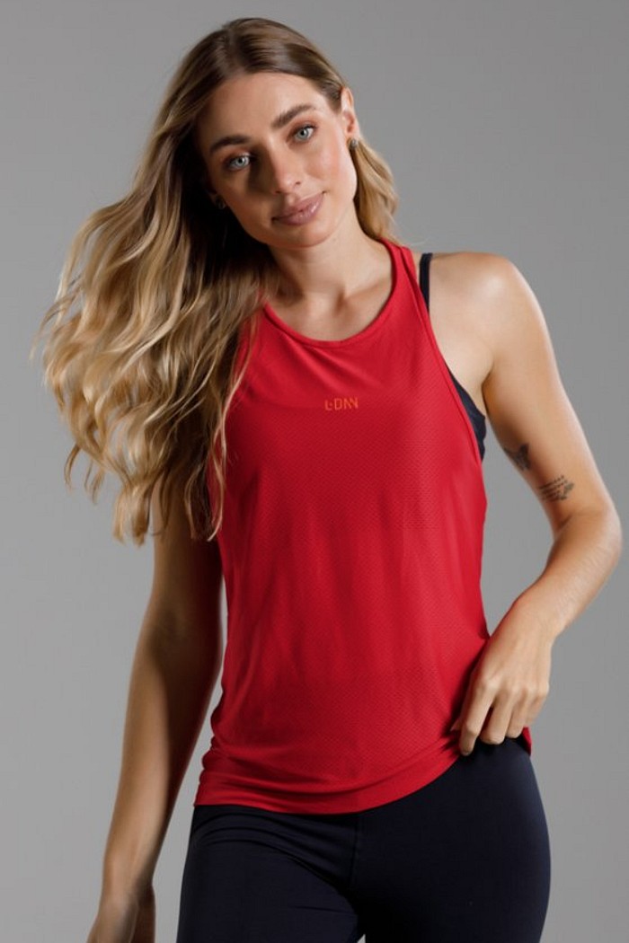 Regata Alongada Dryfit Vermelho