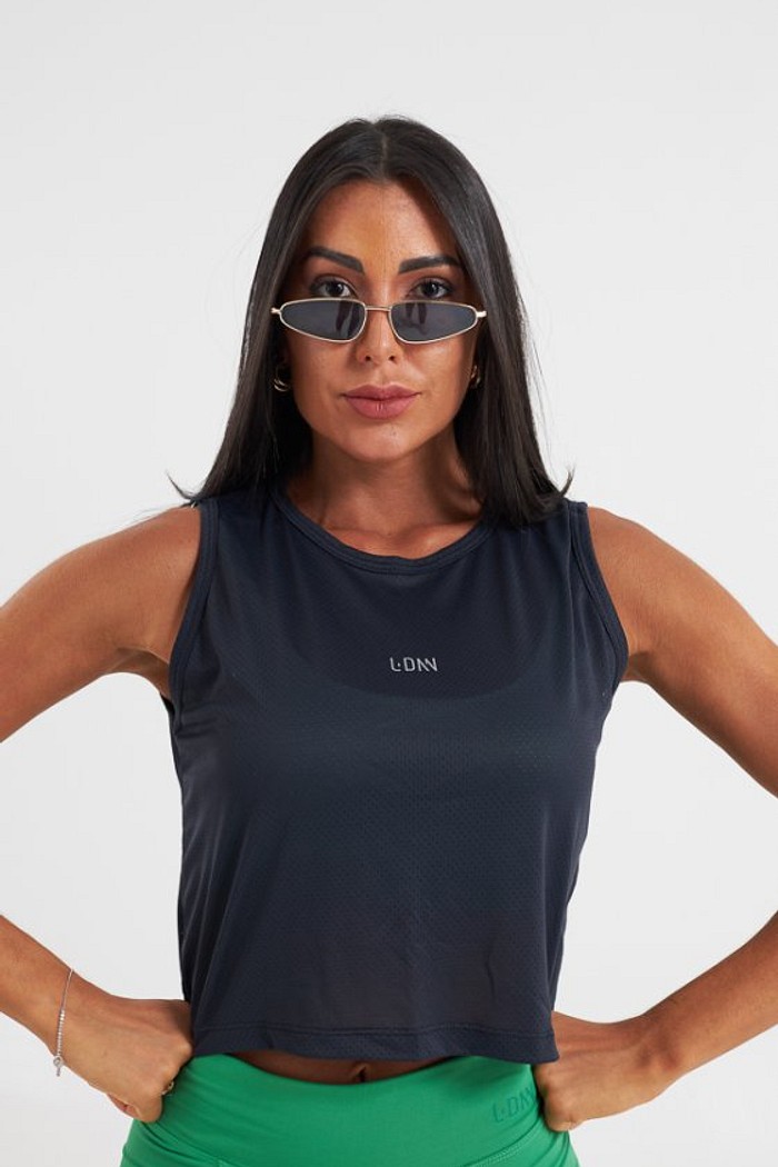 Cropped Dryfit Preto