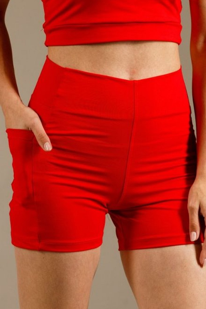 Shorts Bia Vermelho