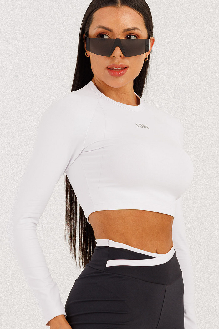Blusa Manga Longa Branco