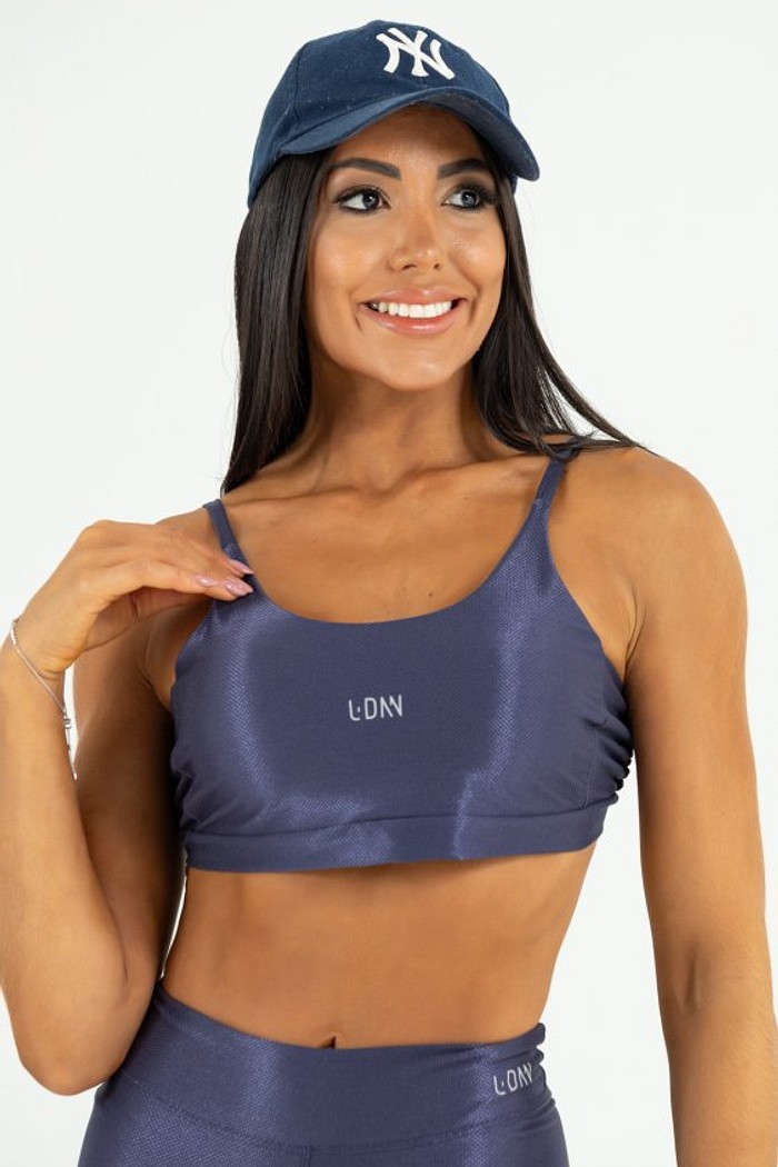 Top Nick Shine Azul Marinho