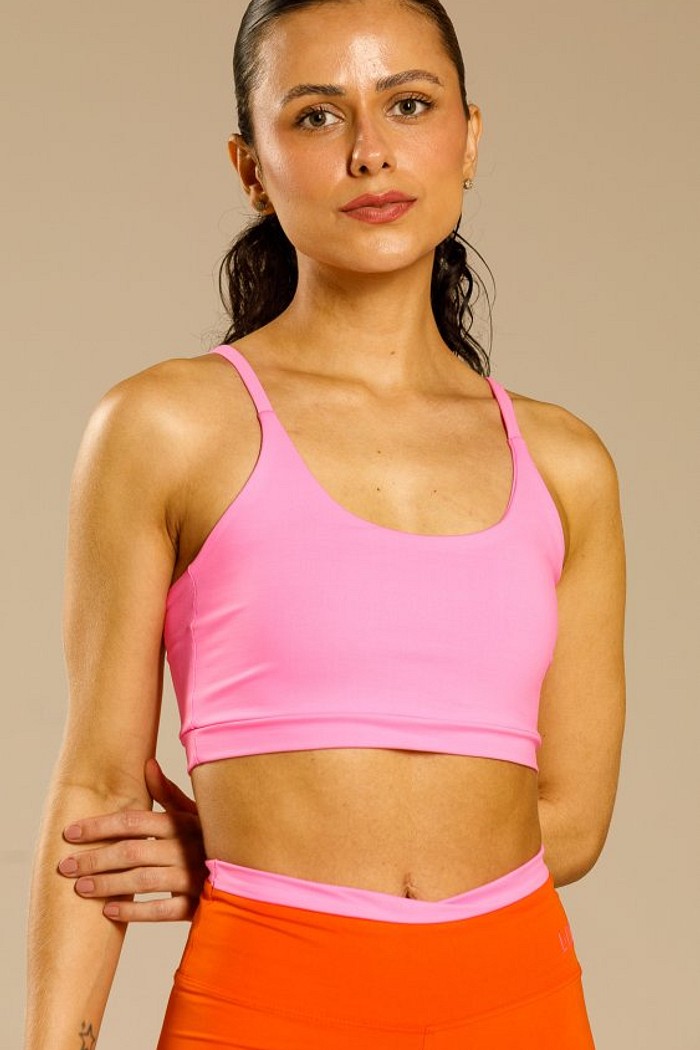 Top Dani Rosa Chiclete